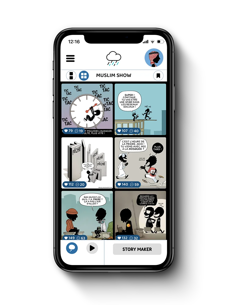Story Maker — lecture de BD sur mobile