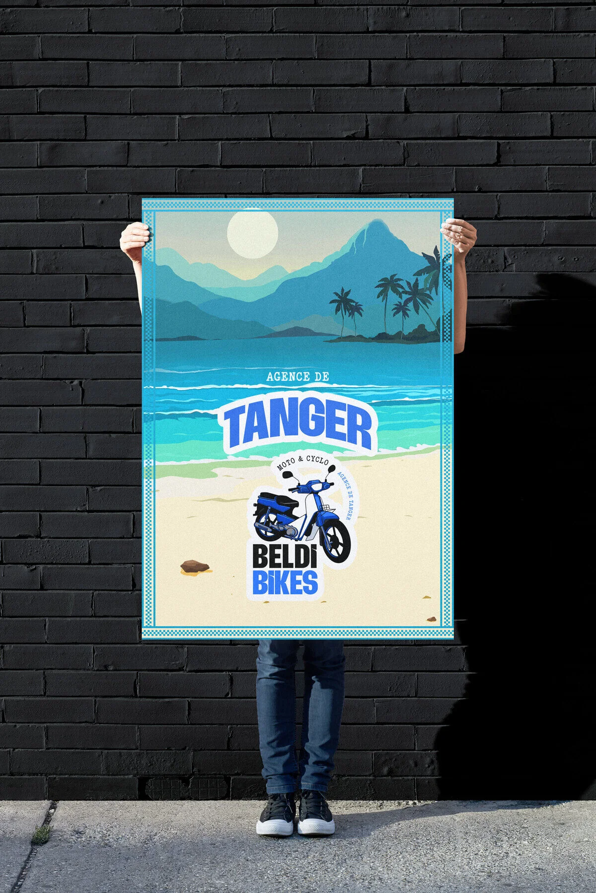 Beldi Bikes — affiche Tanger en situation
