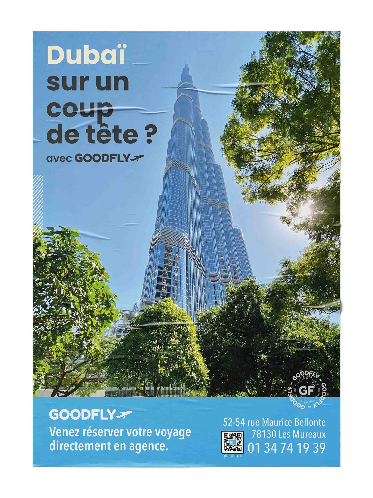 Campagne Goodfly — affiche Dubai