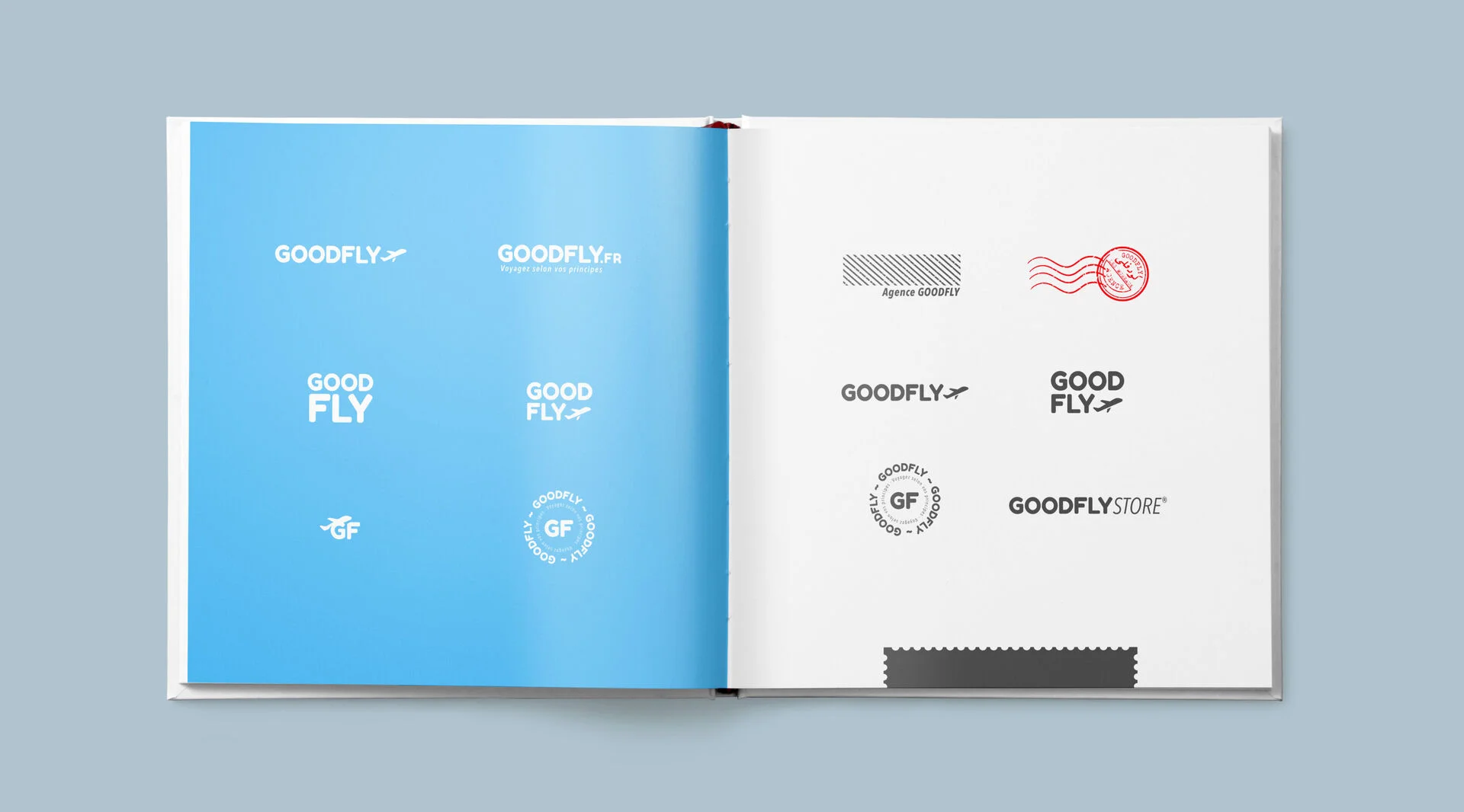 Branding Goodfly — système graphique complet