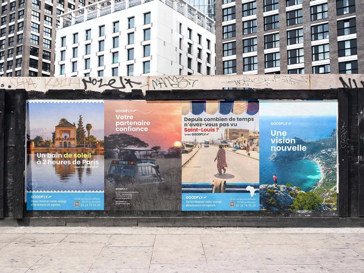 Campagne Goodfly — affiche grand format
