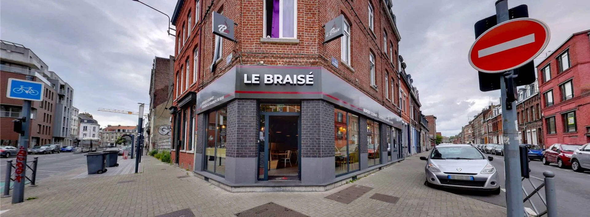 Le Braisé — devanture du restaurant à Lille
