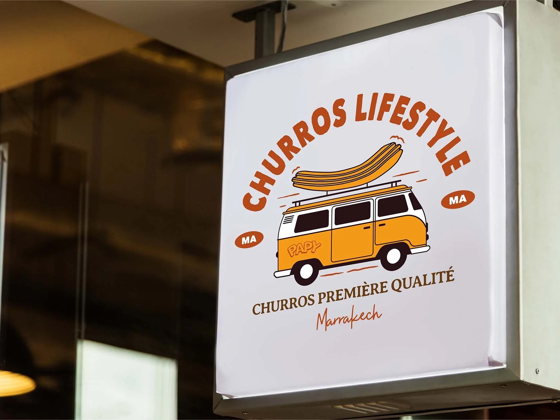 Illustration churros Papy Churros — détail