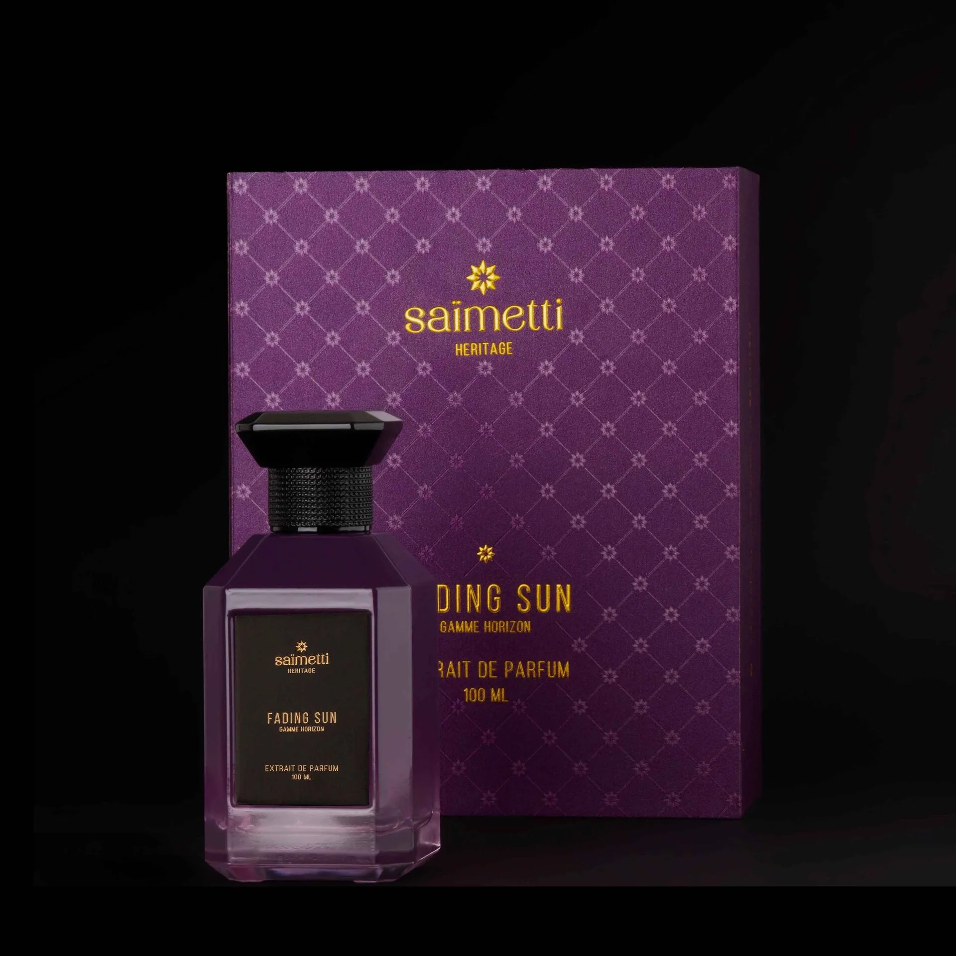 Coffret Saïmetti — boîte et flacon