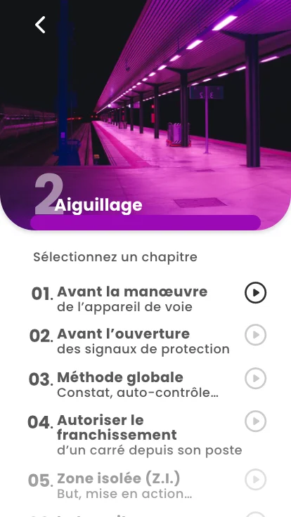 Section Aiguillage