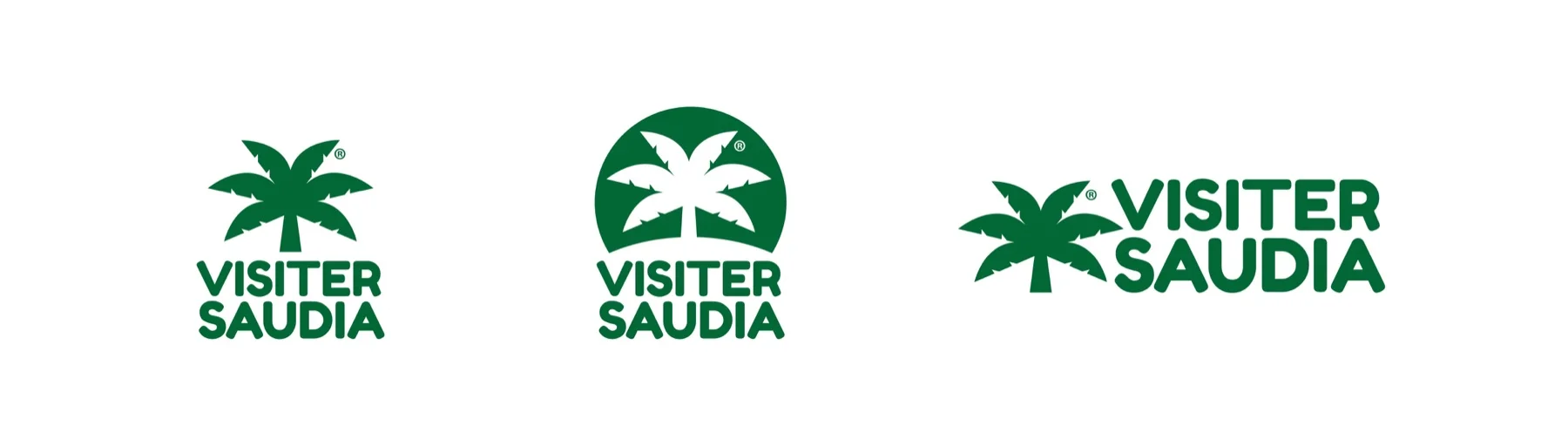 Logo Visiter Saudia — déclinaisons